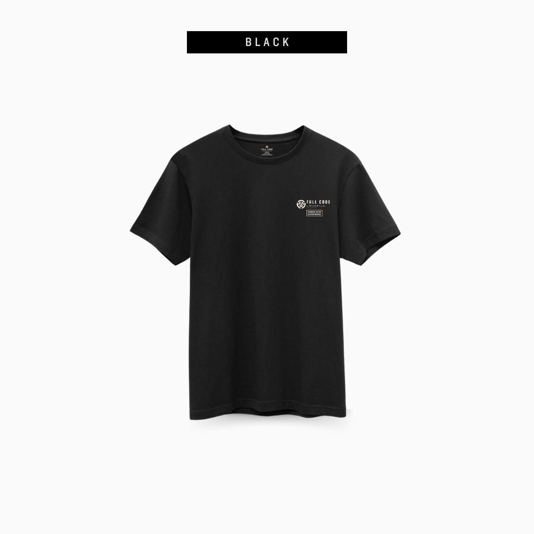 American Grown Supima Tee - Left FCL - Black