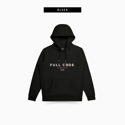 Organic Cotton Pullover Hoodie - Black